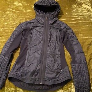 Lululemon Black Coat Down Jacket Zip Hood 6